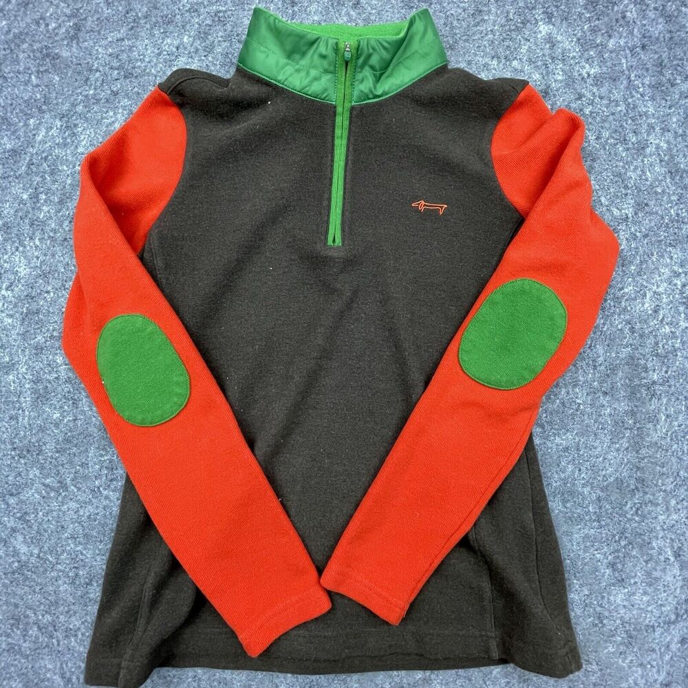 Louis Castel Sweater 95 Small Golf Retro‎ Color Block Elbow Patches Pullover